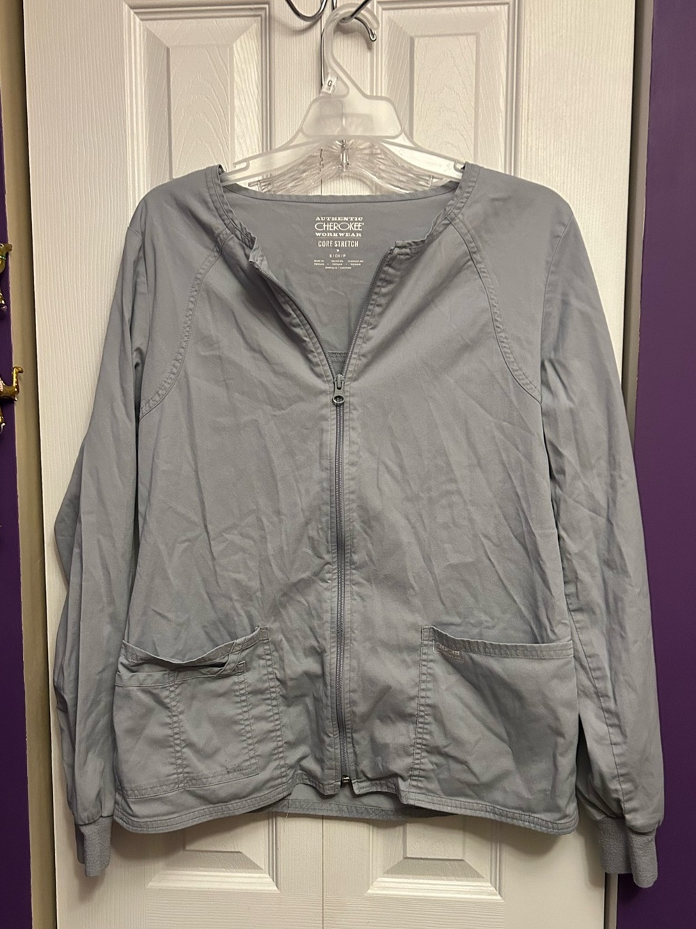 Gray Cherokee Scrub Jacket (S)